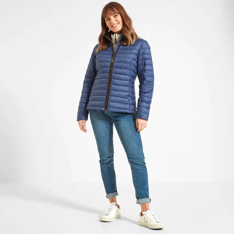Schoffel Womens Hambleton Down Jacket Stone Blue-1